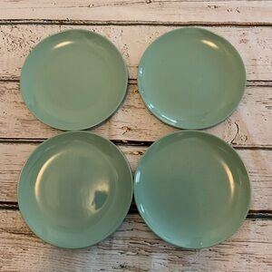 Ikea Fargrik Seafoam Green Salad/Dessert Plates (4) #15199